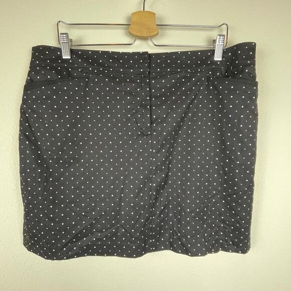 Izod Golf Women's Black and White Polka Dot Skort with Pockets – Size 16 - Picture 1 of 9